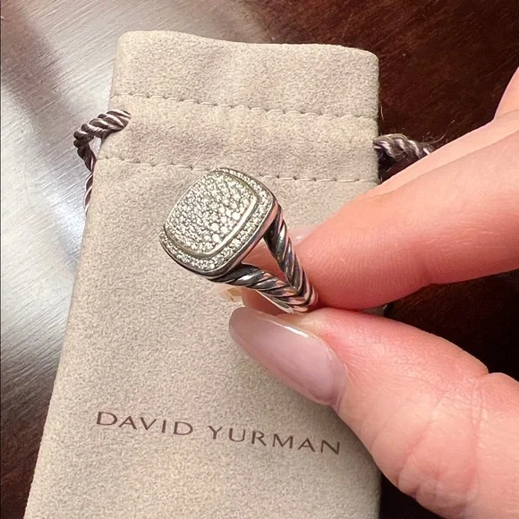 David Yurman Pave Albion Ring - Picture 3 of 7